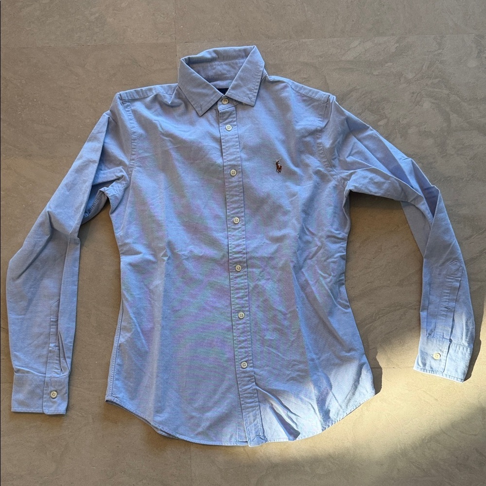 Ralph Lauren Light Blue Button Down Shirt